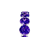 White gold Round Tanzanite Shared Prong Eternity Band_11