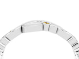 White gold Round Yellow Sapphire Leaf Eternity Band with Bezel Setting_46