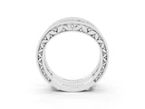 White gold Round Yellow Sapphire Milgrain Eternity Band with Channel Setting_21