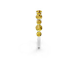 White gold Round Yellow Sapphire Scalloped Prong Set Eternity Band_32