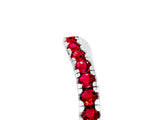 White gold Ruby Pavé Curved Wedding Band_12
