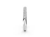 White gold Three-Row Pave Round Diamond Eternity Band with Shared Prong Setting_31
