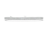 White gold Three-Row Round Diamond Tennis Bracelet with Prong Setting_11