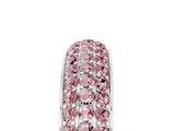 White gold Three-Row Round Morganite Eternity Band with Shared Prong Setting_11