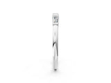 White gold Three-Stone Baguette Cut Channel Set Diamond Band_14