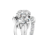 White gold Three-Stone Cushion Cut Cut Diamond Split Shank Prong Set Ring_12