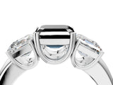 White gold Three-Stone Fancy Black Asscher Cut Cut Diamond Ring with Channel Set Band and Four-Prong Setting_40