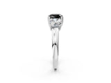 White gold Three-Stone Fancy Black Cushion Cut Cut Diamond Ring with Channel Set Band and Four-Prong Setting_14