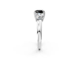 White gold Three-Stone Fancy Black Cushion Cut Cut Diamond Ring with Channel Set Band and Four-Prong Setting_14