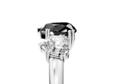 White gold Three-Stone Fancy Black Heart Cut Cut Diamond Ring with Channel Set Band and Four-Prong Setting_17