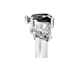 White gold Three-Stone Fancy Black Heart Cut Cut Solitaire Ring with Classic Prong Setting_17