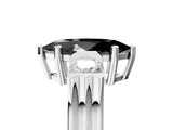 White gold Three-Stone Fancy Black Marquise Cut Cut Classic Band Prong Setting Ring_5