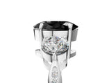 White gold Three-Stone Fancy Black Oval Cut Diamond Channel Set Engagement Ring with Prong Setting_17