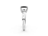 White gold Three-Stone Fancy Black Radiant Cut Cut Diamond Ring with Channel Set Band and Four-Prong Setting_62