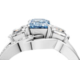 White gold Three-Stone Fancy Blue Emerald Cut Cut Diamond Split Shank Prong Set Ring_28
