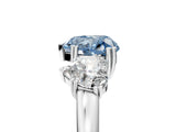 White gold Three-Stone Fancy Blue Heart Cut Cut Diamond Ring with Channel Set Band and Four-Prong Setting_17