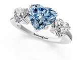 White gold Three-Stone Fancy Blue Heart Cut Cut Diamond Ring with Channel Set Band and Four-Prong Setting_37
