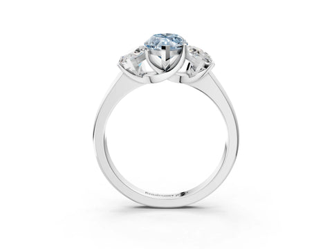 White gold Three-Stone Fancy Blue Marquise Cut Cut Solitaire Ring with Classic Prong Setting_15