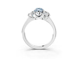 White gold Three-Stone Fancy Blue Marquise Cut Cut Solitaire Ring with Classic Prong Setting_3