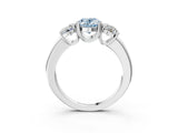 White gold Three-Stone Fancy Blue Oval Cut Cut Diamond Ring with Channel Set Band and Four-Prong Setting_27