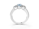 White gold Three-Stone Fancy Blue Oval Cut Cut Diamond Ring with Channel Set Band and Four-Prong Setting_51