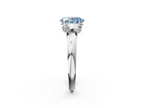White gold Three-Stone Fancy Blue Oval  Cut Diamond Ring with Channel-Set Band and Four-Prong Setting_51