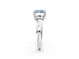 White gold Three-Stone Fancy Blue Radiant Cut Cut Diamond Ring with Channel Set Band and Four-Prong Setting_50