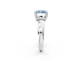 White gold Three-Stone Fancy Blue Radiant Cut Cut Diamond Ring with Channel Set Band and Four-Prong Setting_56