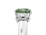 White gold Three-Stone Fancy Green Radiant Cut Cut Solitaire Ring with Classic Prong Setting_17