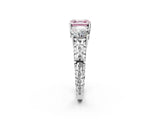 White gold Three-Stone Fancy Pink Asscher Cut Cut Diamond Ring with Channel-Set Band and Prong Setting_20