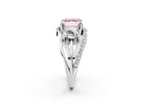 White gold Three-Stone Fancy Pink Asscher Cut Cut Diamond Split Shank Prong Set Ring_26