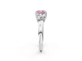 White gold Three-Stone Fancy Pink Cushion Cut Cut Diamond Ring with Channel Set Band and Four-Prong Setting_26