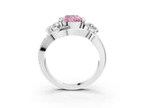 White gold Three-Stone Fancy Pink Cushion Cut Cut Diamond Split Shank Prong Set Ring_15
