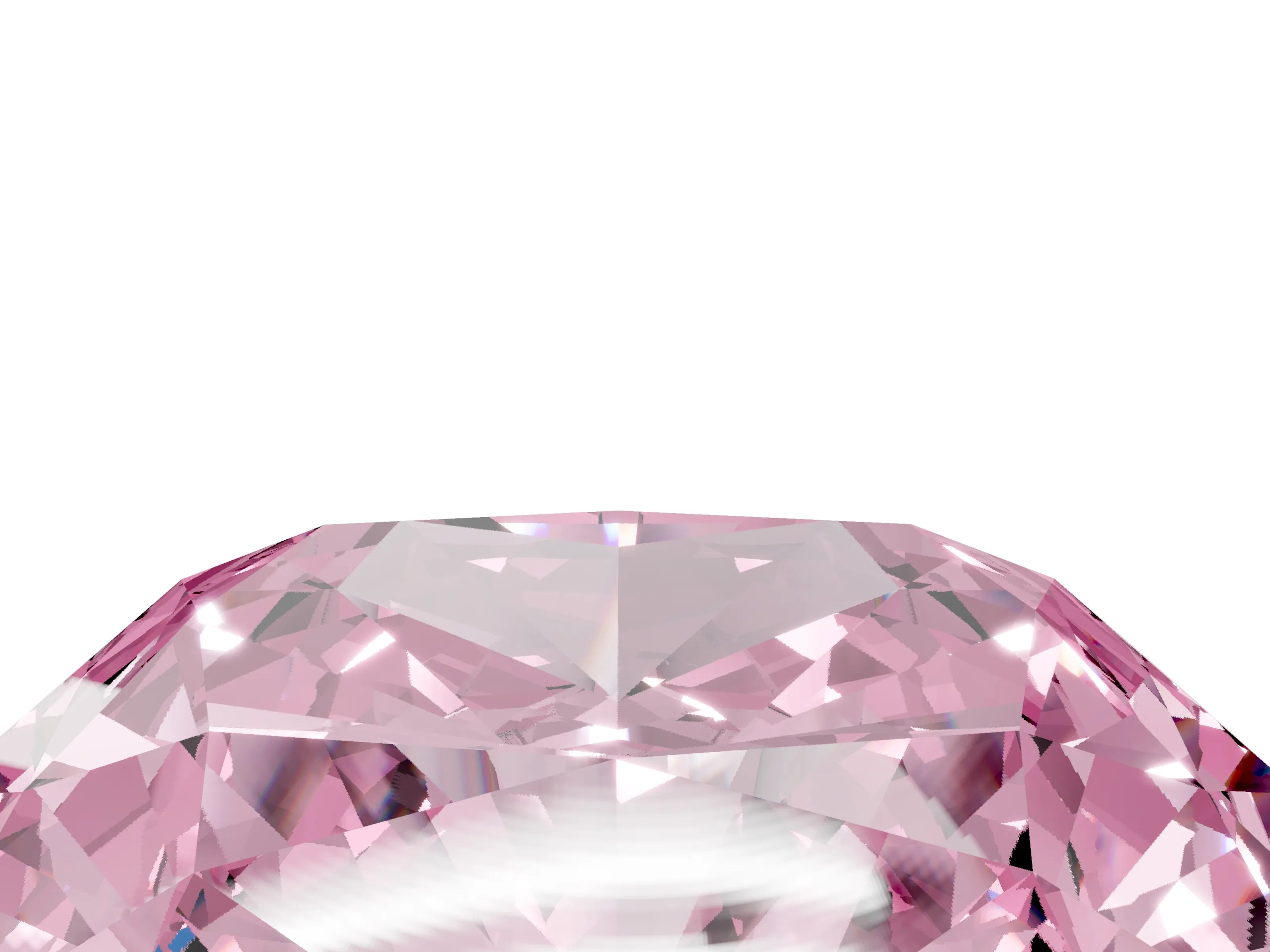 White gold Three-Stone Fancy Pink Cushion Cut Diamond Engagement Ring with Pave Band and Prong Setting_4