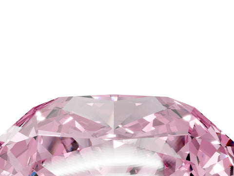 White gold Three-Stone Fancy Pink Cushion Cut Diamond Engagement Ring with Pave Band and Prong Setting_4