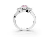 White gold Three-Stone Fancy Pink Emerald Cut Cut Diamond Split Shank Prong Set Ring_15