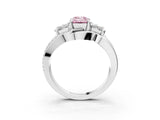 White gold Three-Stone Fancy Pink Emerald Cut Cut Diamond Split Shank Prong Set Ring_27