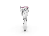 White gold Three Stone Fancy Pink Heart Cut Cut Channel Set Diamond Ring_38