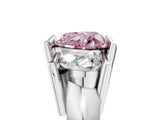 White gold Three Stone Fancy Pink Heart Cut Cut Channel Set Diamond Ring_41