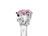 White gold Three-Stone Fancy Pink Heart Cut Cut Diamond Ring with Channel Set Band and Four-Prong Setting_41