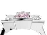 White gold Three Stone Fancy Pink Marquise Cut Cut Channel Set Diamond Ring_40