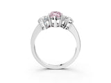 White gold Three-Stone Fancy Pink Marquise Cut Cut Diamond Engagement Ring with Flat Band and Four-Prong Setting_15