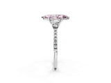 White gold Three-Stone Fancy Pink Marquise Cut Cut Diamond Pavé Band with Prong Setting_41