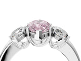 White gold Three-Stone Fancy Pink Marquise Cut Cut Diamond Ring with Channel Set Band and Four-Prong Setting_16
