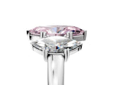 White gold Three-Stone Fancy Pink Marquise Cut Cut Diamond Ring with Channel Set Band and Four-Prong Setting_29