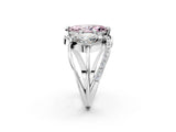 White gold Three-Stone Fancy Pink Marquise Cut Cut Diamond Split Shank Prong Set Ring_14