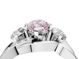 White gold Three-Stone Fancy Pink Marquise Cut Cut Diamond Split Shank Prong Set Ring_16