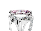 White gold Three-Stone Fancy Pink Marquise Cut Cut Diamond Split Shank Prong Set Ring_17