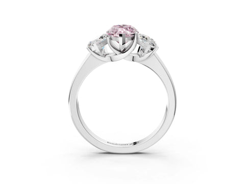 White gold Three-Stone Fancy Pink Marquise Cut Cut Solitaire Ring with Classic Prong Setting_15