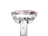 White gold Three-Stone Fancy Pink Marquise  Cut Diamond Ring with Channel-Set Band and Four-Prong Setting_66